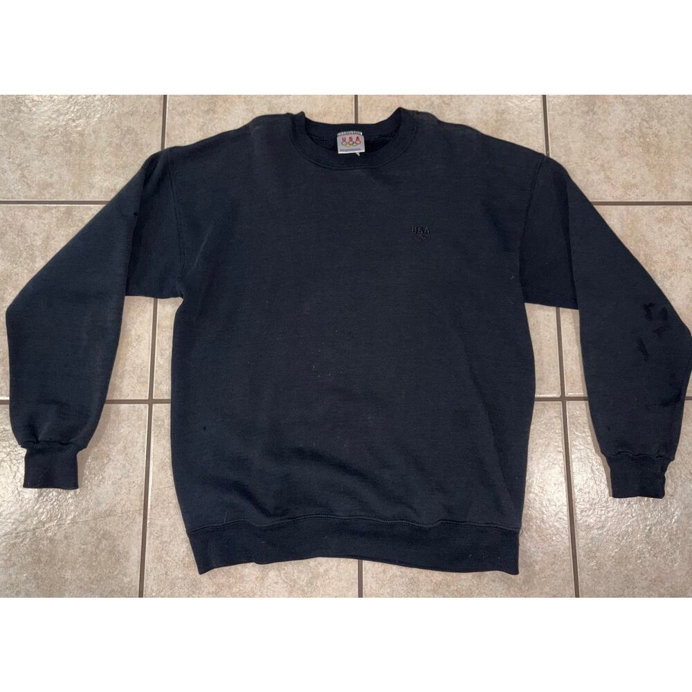 Vintage Olympics USA black crewneck XL